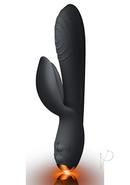 Every Girl Rechargeable Silicone Rabbit Vibrator - Black