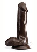 Dr. Skin Plus Posable Dildo 6in - Chocolate